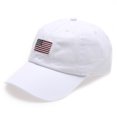 thumbnail image 2 of USA Patriotic Cotton American Flag Embroidered Patch Baseball Cap Hat, 2 of 5