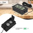 thumbnail image 4 of Mini LCD Digital Thermometer with Waterproof External Probe, Suitable for Refrigerators, Freezers, Aquariums (4x Black), 4 of 5