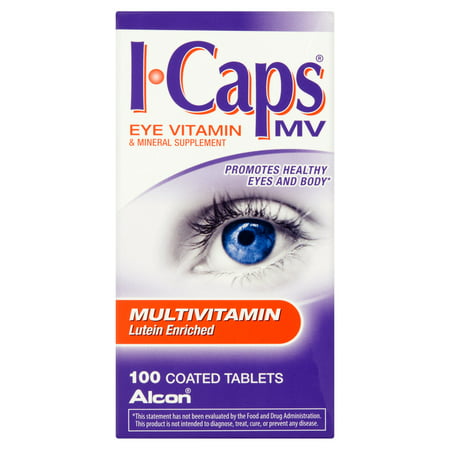 ALCON ICAPS multivitamines et minéraux yeux supplément de vitamine - 100 comprimés