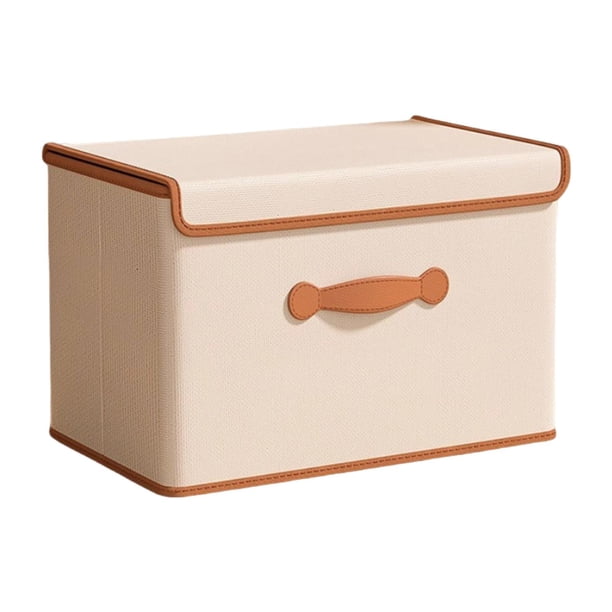 Organizador de armario con tapa para ropa, decorativo, grueso y plegable XXL