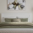 thumbnail image 2 of Nantucket King Wood Panel Headboard in White, 2 of 8