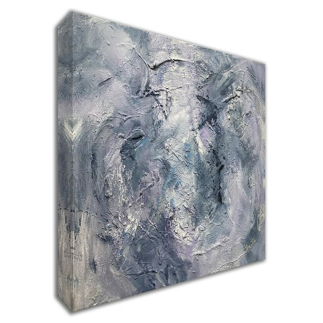 30x30 Dream On 3 by Anita Dellal - Wall Art Print On Canvas Fabric Gray