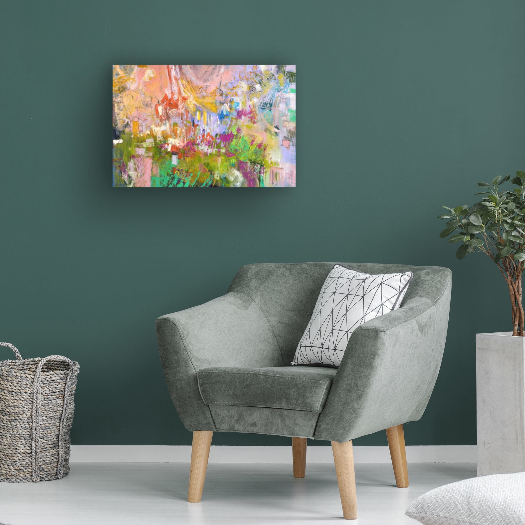 Canvas Wall Art - Dorothy Fagan 'Birthingdreams' Wall Art for Living Room, Bedroom, or Office D?cor by Trademark Fine Art - 19 x 12 Inches
