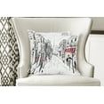 thumbnail image 4 of Ambesonne Colorful Throw Pillow Cover 2 Pack, Paris Eiffel Tower, 18", Multicolor, 4 of 6