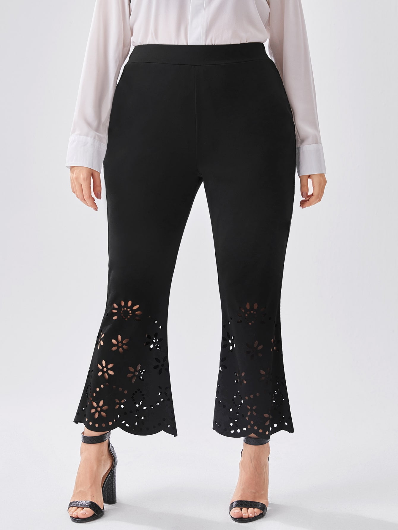 plus size flare leggings