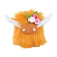thumbnail image 1 of ICQOVD Highland Cow Plush Soft Decorative Ornament, 1 of 6