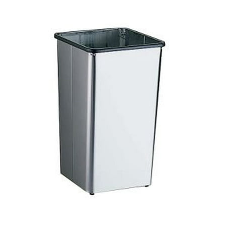 

Bobrick B-2260 13 Gallon Floor Standing Wast Receptacle - Stainless Steel