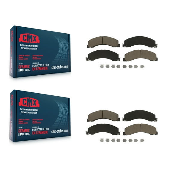 CMX Front Rear Ceramic Brake Pads Kit for Car Ram Dodge Sterling Truck 4500 5500 Bullet 45 55 KCX-100399