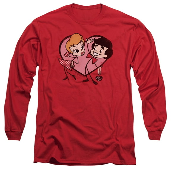 I Love Lucy - Cartoon Love - Long Sleeve Shirt - XXX-Large