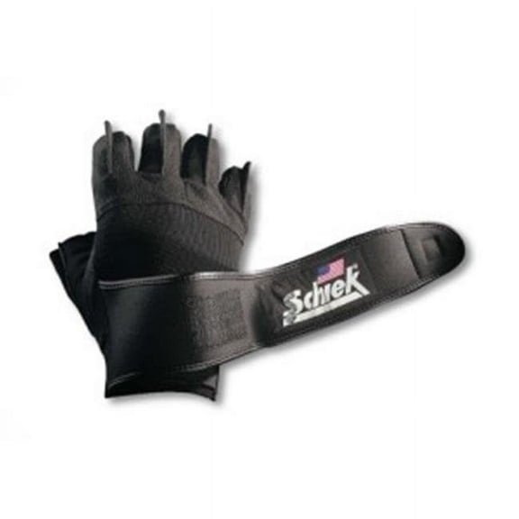 Schiek Sports H-540XL Platinum Gel Lifting Gloves with Wrist Wraps - XL