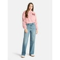 thumbnail image 2 of No Boundaries Christmas Plush Jacket, Women's & Women's Plus, 2 of 5