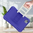 thumbnail image 5 of Kids Case for Samsung Galaxy Tab A7 Lite 8.7 inch SM-T220 T225 T227, Silicone Rotating Kickstand Handle Shockproof Bumper Lightweight Kids Friendly Case Cover for Girls Boys, Purple, 5 of 6