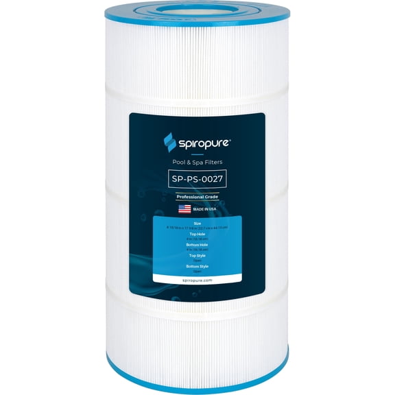 SpiroPure Replacement for Hayward CCX1000RE CC1000 CC1000RE Pleatco PXST125 ULTRA-B7 Filbur FC-0027 Upgrade to Hayward X-Stream 100 Hot Tub Spa Pool Cartridge