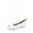 White, variant on Fisher-7 Women's Slip On Patent Open Peep Toe Low Wedge Heel Pump Shoes ( Red, 7 )