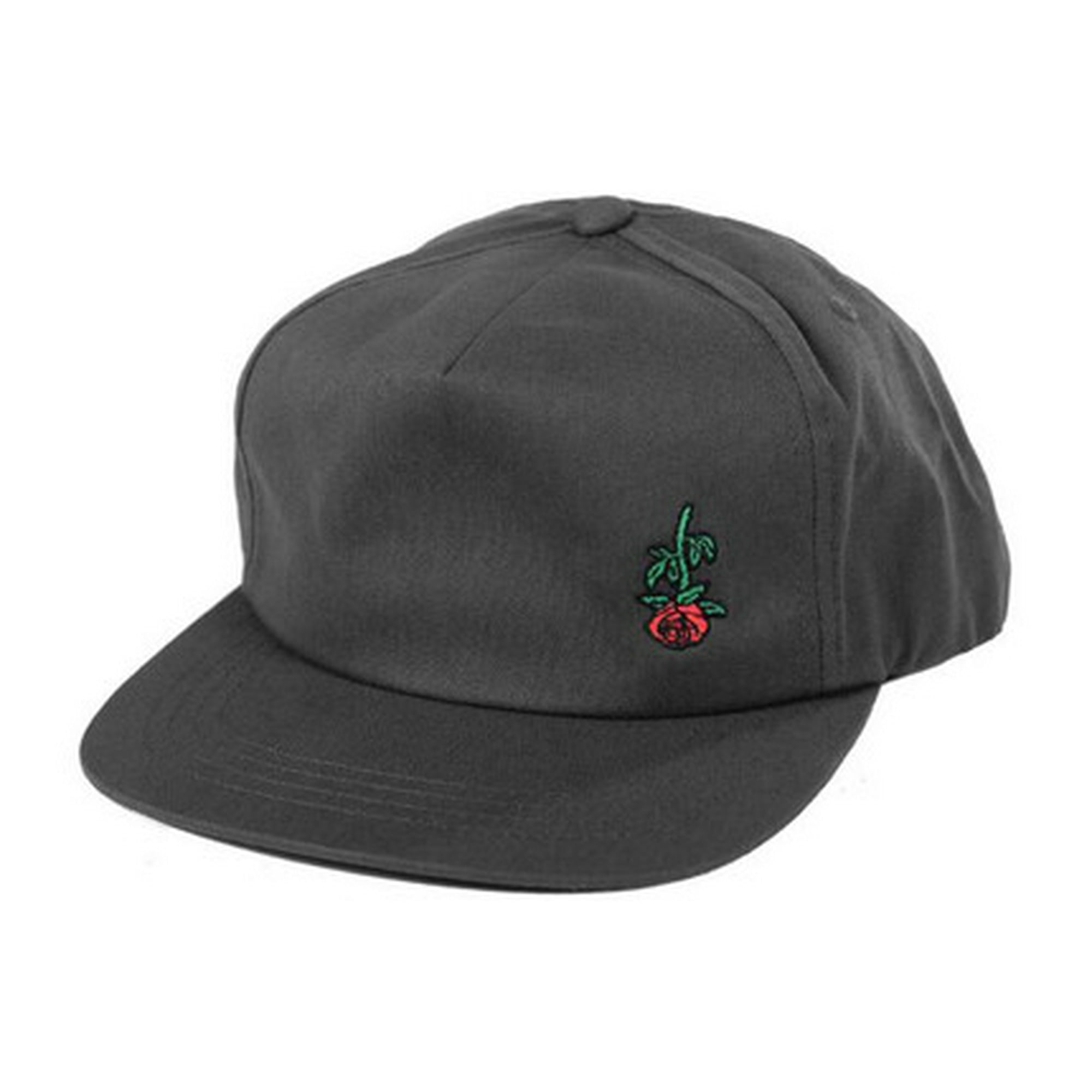 Gorro Rose Embroidered Snapback Grey