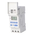 thumbnail image 2 of Temporizador de carril Digital LCD semanal DIN interruptor de Control de relé de tiempo Industrial AC220V-240V AHC15A, 2 of 14