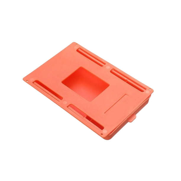 Bearachild Debajo del cajón del escritorio, caja de almacenamiento autoadhesiva, oficina, dormitorio, Hotel, inferior, contenedor Almacenamiento y organización del hogar Naranja