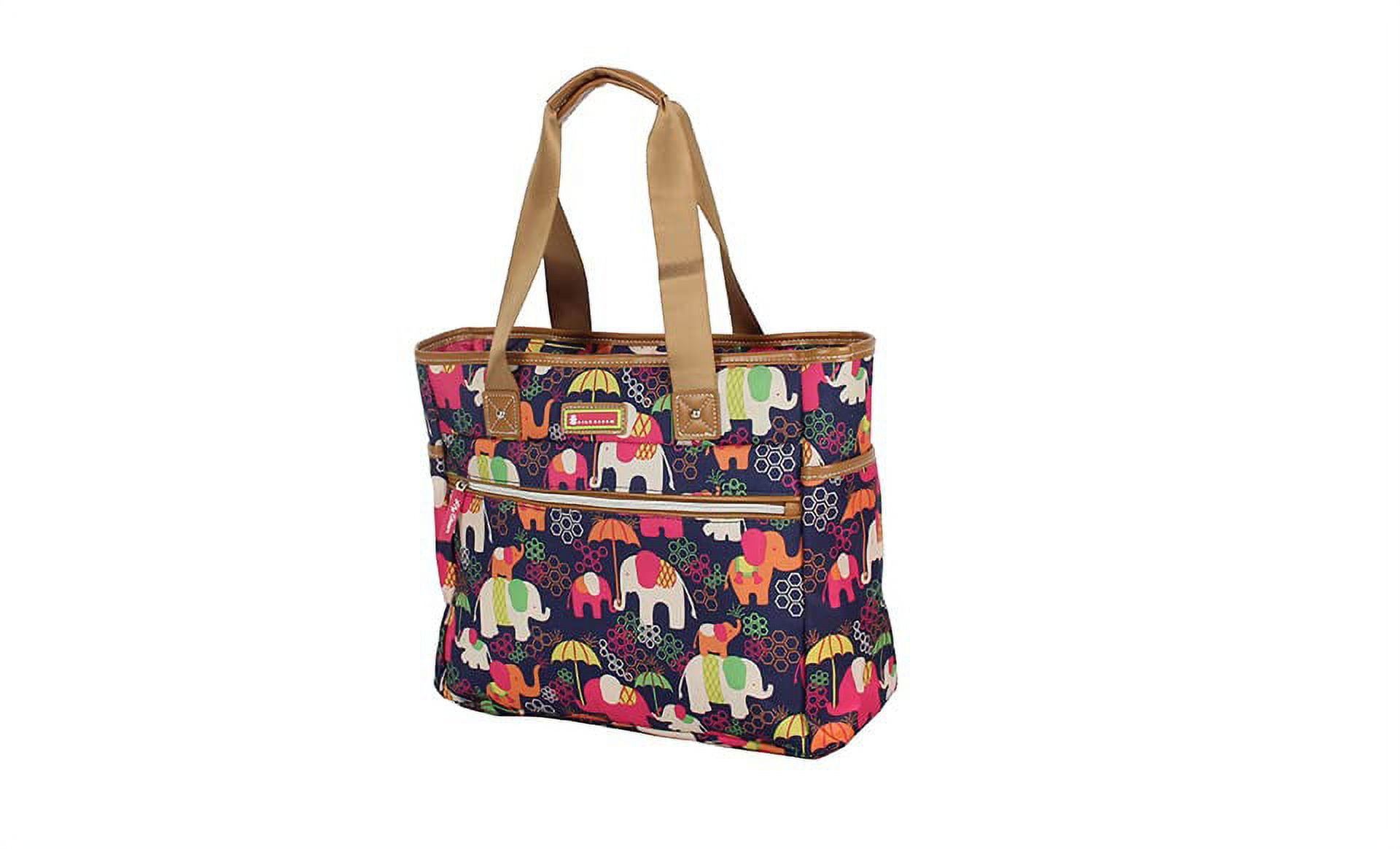 lily bloom elephant rain backpack Purse Handbag telescoping handle Purse Clearance Lily Bloom Butterfly