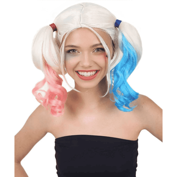 HPO Teen's Game Wig | Multicoloured Cosplay Wig | Premium Breathable Capless Cap