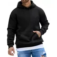 thumbnail image 1 of Sudadera Para Relajado Pure Color Pop Hombre Larga Oversize, 1 of 8