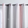 thumbnail image 3 of Cortinas FANLI Ombre Rainbow Blackout para dormitorio de niños y niñas, 3 of 7