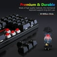 thumbnail image 5 of Mechanical keyboard Redragon 104-Key K565-RGB, Wired, RGB Backlight, US Layout, Aluminum Base, Red Switch, 5 of 12