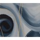 thumbnail image 2 of Cuadro decorativo Ecléctico Blue & Golden Rose 90cm x 54cm, 2 of 3