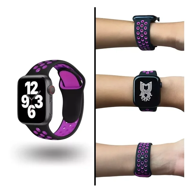 Correa Sport Silicón Para Apple Watch, T600, W26, Ak76, W22
