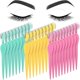 thumbnail image 1 of Mudder 28 piezas de cuchillas de afeitar para cejas, afeitadora, afeitadora, herramienta exfoliante multiusos, depilación facial para mujeres, regalo de San Valentín (rojo, amarillo, verde), 1 of 1