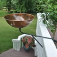 thumbnail image 2 of Find Your Passage LOW-MT-WOK-10-DHDC Deck Mount Small Hammered Copper Planter, 2 of 8