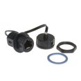 thumbnail image 4 of ANMBEST Panel Mounting Shielded RJ45 Waterproof Cat5/5e/6 8P8C Connector Ethernet LAN Cable Connector Double Head Coupler Adapter Female to Female with Waterproof/Dust Cap, 4 of 4
