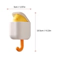 thumbnail image 2 of Harpily Pack Creative Squirrel Wall Hook Keychain Children'S Cute Coat Wall Hook Hanging Bathroom Towel Hook Wall Mounted Hat Key Hook Decorative Wall Small Key One Size Multi-Color, 2 of 2