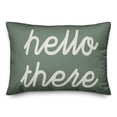thumbnail image 2 of Creative Products Green Hello There 14x20 Indoor / Outdoor Pillow, 2 of 3