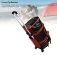 thumbnail image 3 of Bolsas De Prenda Rodantes Para Viajes, Bolsas De Lona De 40 Litros Con Carrito Desmontable, Maleta De Equipaje De Viaje A Prueba De Agua De Cuero PU Para Hombres Mujeres Negocios, 3 of 7