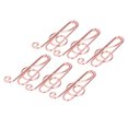 thumbnail image 4 of Clips de Papier, 100PCS Mini Portable Belle Note Forme Métal Trombones pour la Classification des Fichiers, 4 of 8