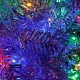 thumbnail image 2 of Topcobe Christmas Gift Set, 7.4FT, 6FT, 4FT Hinged Pre-Lit Silver Christmas Trees with 850 LED Lights, 2400 Branch Tips, 11 Lighting Modes for Home, Office Decor, 2 of 9