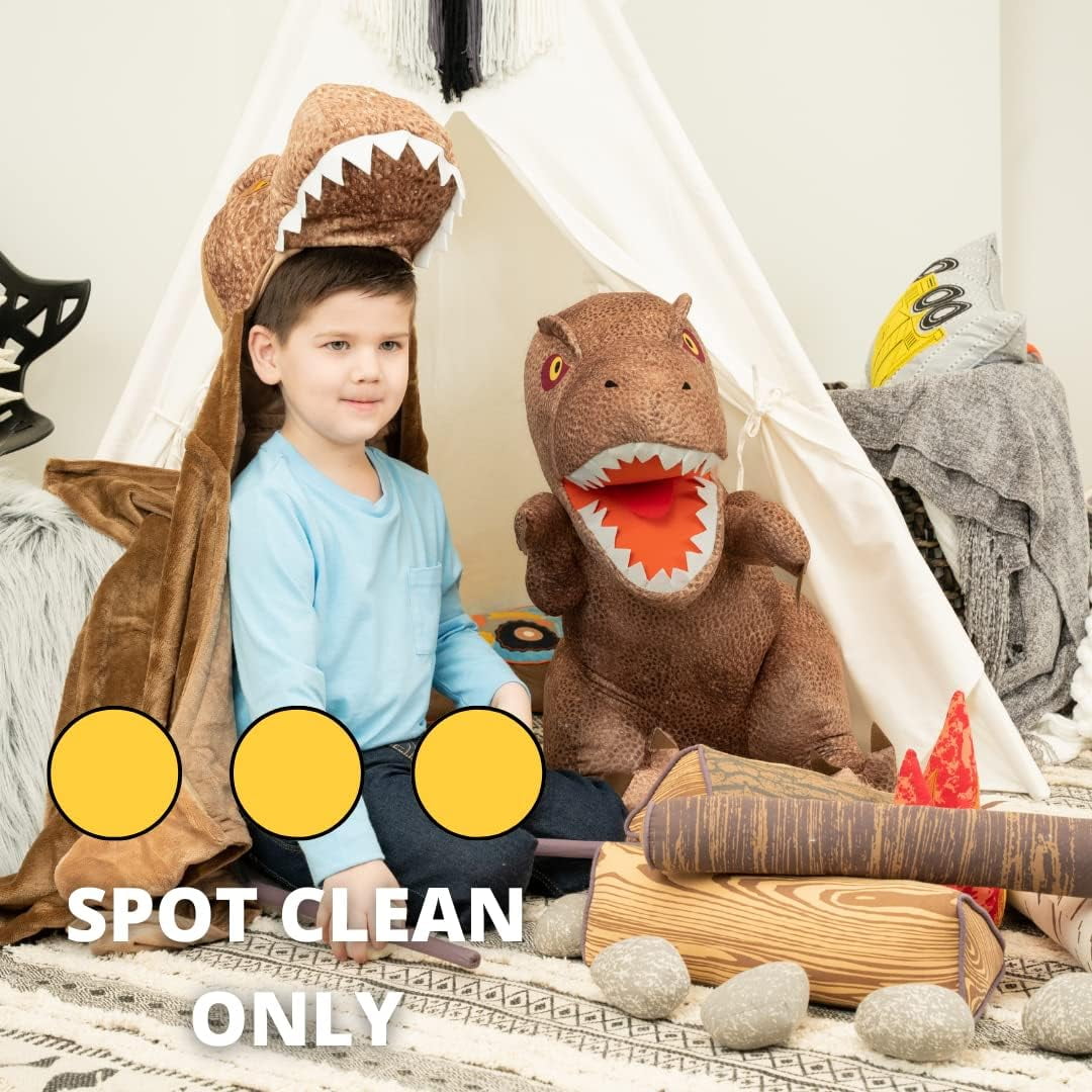 Jurassic World T-Rex Shaped Oversized Cuddle Pillow 47 Inches Kids Bedding Super Soft Plush Doll For age 3 Years and Up
