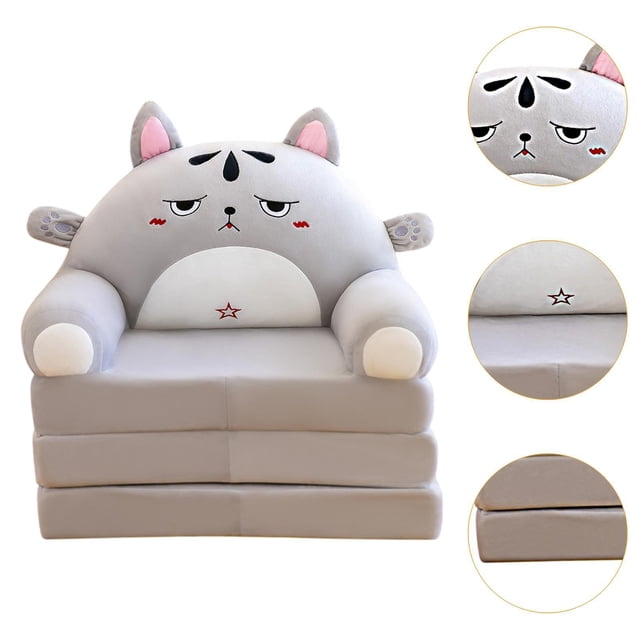 Sofá cama plegable en forma de animal, sillón cama multifuncional para niños. El gato, 180cmx60cmx5cm 180cmx60cmx5cm