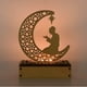 thumbnail image 3 of Decoraciones huecas LED Eid Ramadán, luz de madera tallada calada, artesanías de luz de mesa duraderas, 3 of 8