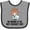 Heather and Black, variant on Inktastic Best Hygienist Ever Mommy Girls Baby Bib