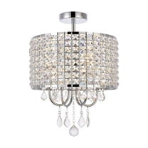 Elise 14 inch flush mount in chrome