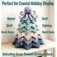 thumbnail image 5 of Ocean Friends DIY Patchwork Christmas Tree Kit, 3D Layered Marine Creature Hand Sewing Craft Set,Christmas Decorations, 5 of 6