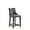 Pebble Grey, variant on Manhattan Comfort Fifth 26" Faux Leather Counter Stool in Pebble