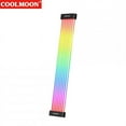 thumbnail image 5 of COOLMOON ARGB LED Strip Light Fits 8PIN 24PIN Power Cables DIY Lamp Bar Light Strip C200EX Black, 5 of 5