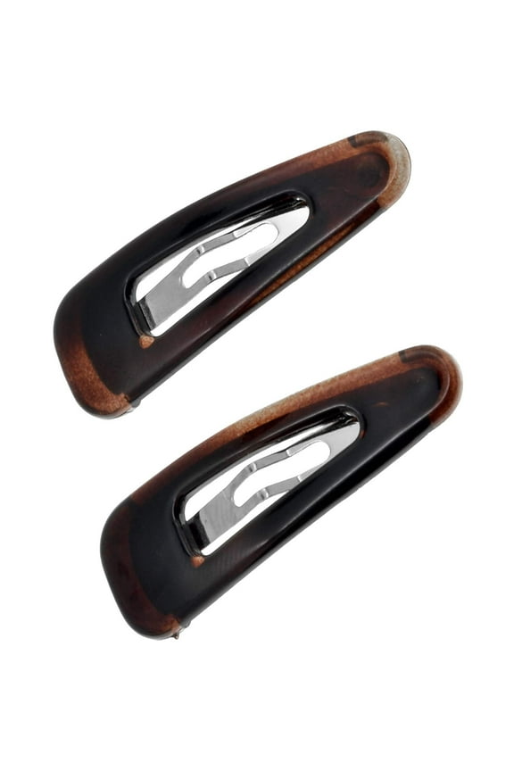 Paris CP3089 French Hair Barrettes and Clips for Women - Clic Clac Snap Slides for Styling, Strong Hold, No Slip Grip - Metal Hair Accessories Made in France