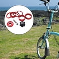 thumbnail image 4 of S SERENABLE Bike Headset Spacer and Headset Aluminum Alloy Headset nut Stem Cap Fits 1-1/8" Red, 4 of 7
