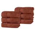 thumbnail image 2 of Superior Atlas Cotton Heavyweight Hand Towel, Set of 6, Chocolate, 2 of 8