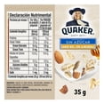 thumbnail image 3 of Avena integral Quaker instant sin azúcar sabor miel con almendras 35 g, 3 of 4