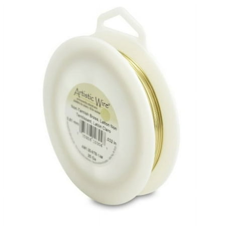 UPC: 0035926103047 | Beadalon® Artistic Wire® 20 Gauge Non-Tarnish Brass Wire