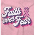 thumbnail image 2 of Faith Over Fear Cancer Awareness BCA Women's Plus Size Graphic Tee Brisco Brands 2X, 2 of 5